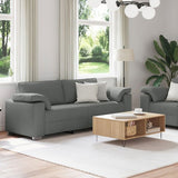 Sofa Set 2 pcs Dark grey 219 x 77 x 82 cm Fabric 3324741