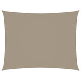Sunshade Sail Oxford Fabric Rectangular 3x6 m Taupe 135433