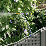 Garden Planter 3 pcs Black 80 x 80 x 142 cm PP 42002854