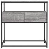 Console Table Grey Sonoma 75x40x75 cm Engineered Wood 834158