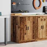 ZNTS Garage Storage Cabinet Old Wood 60x51x85 cm Solid Wood Pine 860578