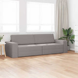 Sofa Bed Taupe 245 x 78 x 77 cm Fabric 4106720