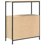 Bathroom Cabinet with Shelves Sonoma Oak 76.5x35x95 cm 861918