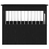 Dog Crate Furniture Black Oak 55x80x68 cm Engineered Wood 862176