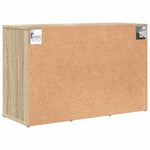 Shoe Cabinet Sonoma oak 77.5 x 30 x 51 cm Engineered wood 808678