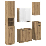 Bathroom Furniture Set 5 pcs Artisan Oak Engineered Wood 3415888