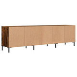 TV Cabinet Smoked Oak 150x30x44.5 cm Engineered Wood 831289