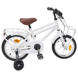 Kids Bike 14 Inches for 3-5 Years Old White 42009296
