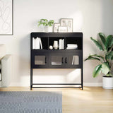Sideboard Black 100.5x39x107 cm Cold-rolled Steel 853416