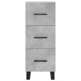 Highboard Concrete Grey 34.5x34x180 cm Engineered Wood 3199261