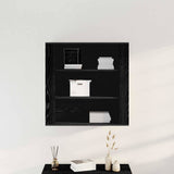 Wall Cabinet Black Oak 80 x 33 x 80 cm Engineered Wood 862803