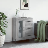 Sideboard Grey Sonoma 69.5x34x90 cm Engineered Wood 828058