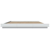 Bed Frame without Mattress White 180x200 cm Super King 3281168