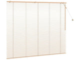 Venetian Blind Oak Look 145 x 160 cm 35 mm Solid Paulownia Wood 42015350