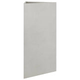 Garden Planters 2 pcs Triangular 40x34.5x75 cm Stainless Steel 851166