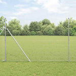 Welded Wire Fence Silver 1.6 x 25 m Steel 42004944
