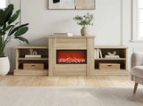 Electric Fireplace Sonoma 110 x 30 x 50 cm Engineered wood 8021161