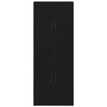 Wall Mounted Cabinet 2 pcs Black oak 69.5 x 34 x 90 cm 3333102