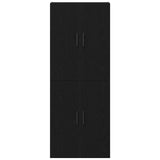 Wall Mounted Cabinet 2 pcs Black oak 69.5 x 34 x 90 cm 3333102