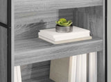 Book Cabinet 2 pcs Grey Sonoma 60 x 30 x 189.5 cm 3403001