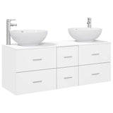 Bathroom Furniture Set 3 pcs White 49.5 x 44.5 x 65 cm 3405907