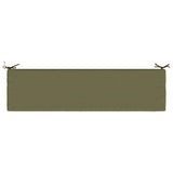 2-Piece Bench Cushions SOEST 2 pcs 100% Polyester Olive Green 949023