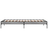 Bed Frame Grey Sonoma 80 x 200 cm Engineered Wood 8009131