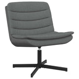 Swivel Chair Dark Grey 63 x 75 x 76 cm Fabric 42007351
