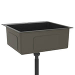 Handmade Kitchen Sink Black Stainless Steel 51509