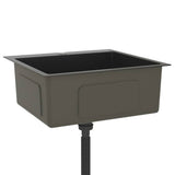 Handmade Kitchen Sink Black Stainless Steel 51509