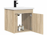 Bathroom Vanity Unit with Tap Sonoma Oak 42 x 40 x 74.5 cm 889531