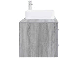 Bathroom Furniture Set 2 pcs Grey Sonoma Engineered Wood 3403981