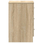 Bedside Cabinet Sonoma Oak 38x35x56 cm Engineered Wood 800456