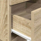 ZNTS Bedside Cabinets 2 pcs with 2 Drawers Sonoma Oak 36x36x68 cm 858583