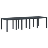 Garden Dining Set 13 pcs Anthracite Synthetic rattan 3378613