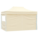 Party Tent Folding Cream 280 x410 x 315 cm Oxford Fabric 42023596
