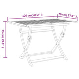 5 Piece Garden Dining Set Solid Wood Acacia 3214234
