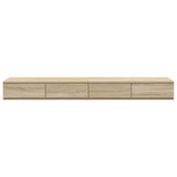 Bed Drawers Sonoma Oak 135 x 36.5 x 16.5 cm Engineered Wood 866989