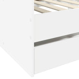 Bed Frame with Storage White 80 x 200 cm Engineered Wood 3429637