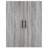 Highboard Grey Sonoma 69.5x34x180 cm Engineered Wood 3195761