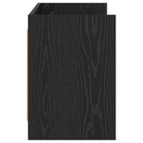 TV Cabinet 135 x 33 x 47 cm Black Oak Engineered Wood 8011228