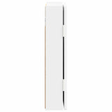 Dartboard Cabinet ALKMAAR High Gloss White Engineered Wood 896229
