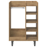 Golf Cabinet with Wheel Plain Artisan Oak 65 x 45 x 98 cm 899454