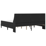 Bed Frame with Mattress Black 180 x 200 cm Velvet 3415243