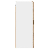 Wall Glass Cabinet PORTO Old Wood 60 x 31 x 80 cm 885443
