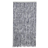 Fly Curtain Silver 100x200 cm Chenille 377379