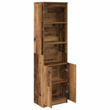 Highboard Old Wood 50x35x180 cm Engineered Wood 3328469
