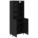 Highboard Black Oak 69.5 x 34 x 180 cm 3416139