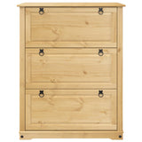 Shoe Cabinet Corona 99x32x124.5 cm Solid Wood Pine 4002786