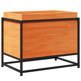 Garden Planter Wax Brown 60x40x50 cm Solid Wood Pine 847025